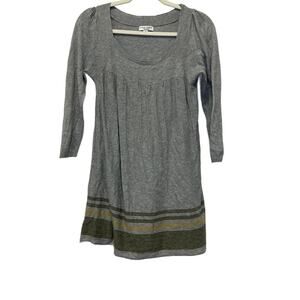 Liz Lange Maternity Gray Sweater Dress Size M